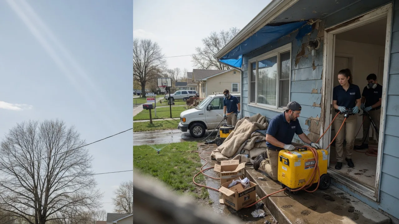 Basement Flood Cleanup in Onaga, KS near me